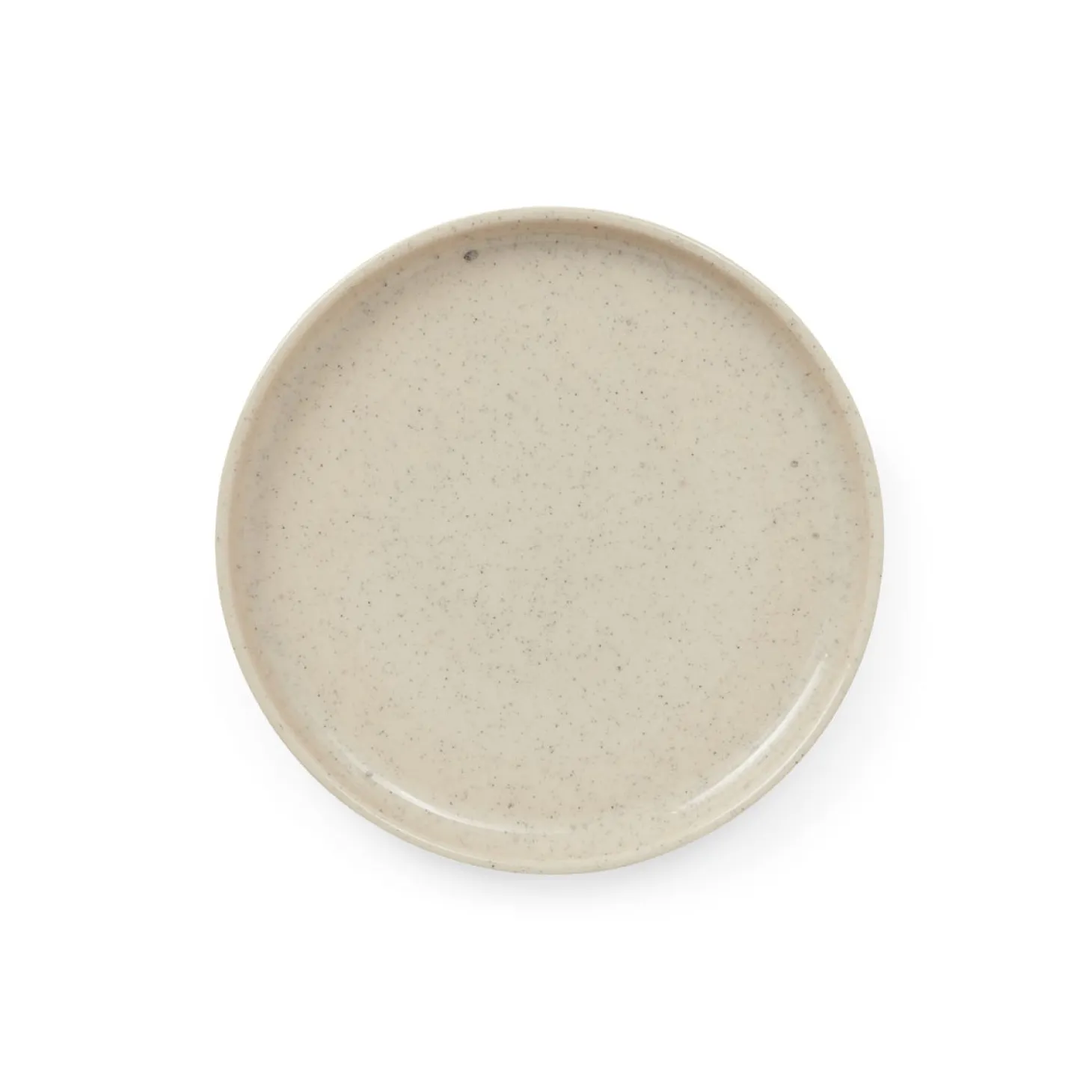 Assiett Bruno 22cm Stengods Spräcklig Beige