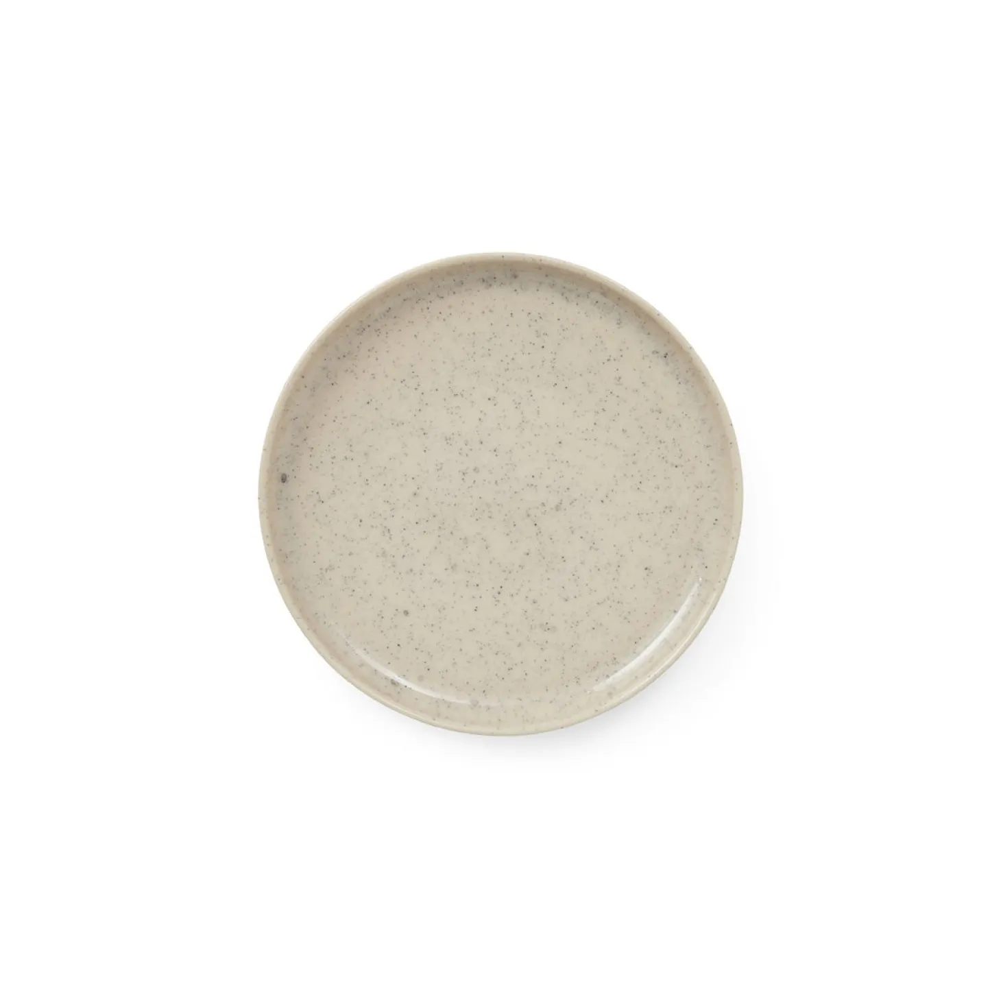 Assiett Bruno 17cm Stengods Spräcklig Beige