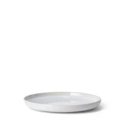 Assiett Bruno Stengods 22cm Vit