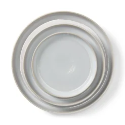 Assiett Bruno Stengods 22cm Vit