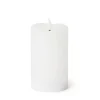 Blockljus LED 15cm Vit