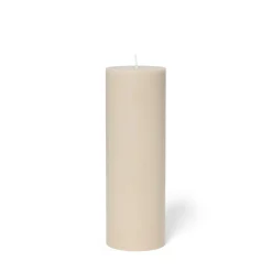 Blockljus Stearin 20x6,8cm Beige