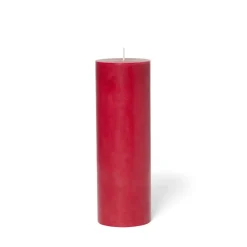 Blockljus Stearin 20x6,8cm Röd