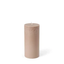 Blockljus Stearin 10x20cm Sand