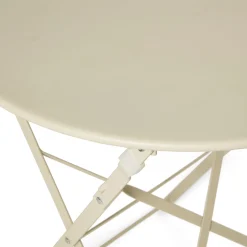 Bord Fällbart Metall 60cm Ljusbeige