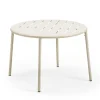 Bord Palma Metall 73x45cm Beige