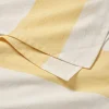 Bordsduk Summer Stripe 240x140cm Bomull Gul