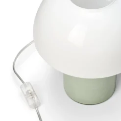 Bordslampa Alba 24x29cm Ljusgrön