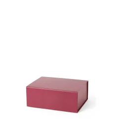 Box Ted M 25x18,5cm Mörkröd