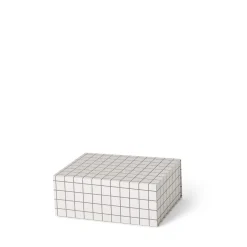 Box Ted 18,5x25cm Mönstrad Beige/Mole