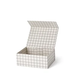 Box Ted 18,5x25cm Mönstrad Beige/Mole