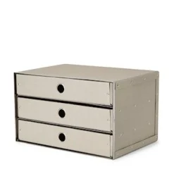 Box Trippel 25x35cm Beige
