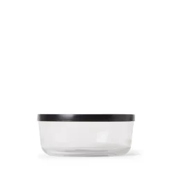 Burk Glas Lock 1,45L Låg Svart