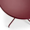 Cafébord Portofino 70cm Vinröd