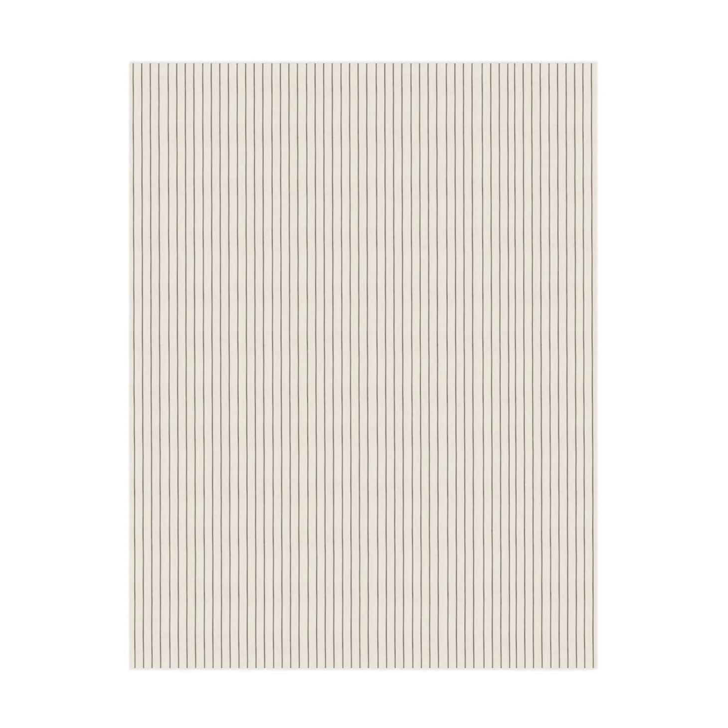Duschdraperi Stripe 180x200cm Bomull Beige/Svart