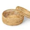 Förvaringskorg 15cm/18cm 2-p Palmfiber