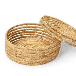 Förvaringskorg 15cm/18cm 2-p Palmfiber