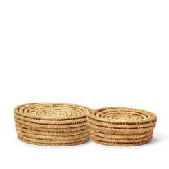 Förvaringskorg 15cm/18cm 2-p Palmfiber
