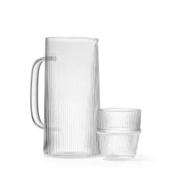 Glas Pleat 31cl Klar