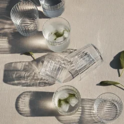 Glas Rilled 20cl Klar