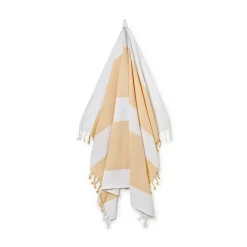 Handduk Hamam Summer Stripe 100x150cm Gul