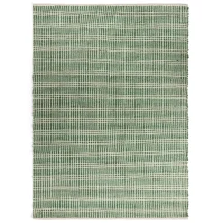 Jute/bomullsmatta 170x240cm Grön