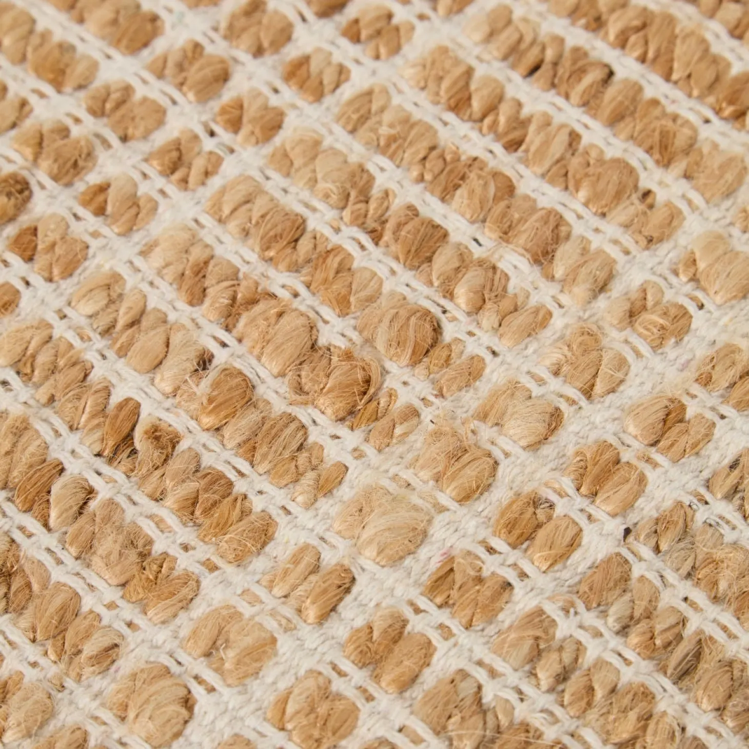Jute/bomullsmatta 70x200cm Natur