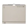 Kalender Vecka 2026 Beige
