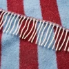 Klippan Ullpläd Diagonal 130x200cm Blå