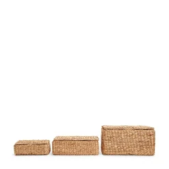 Korg Lock Vattenhyacint 25x9x17cm Natur