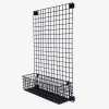 Korg Rutnät Krokar 11x42cm Svart