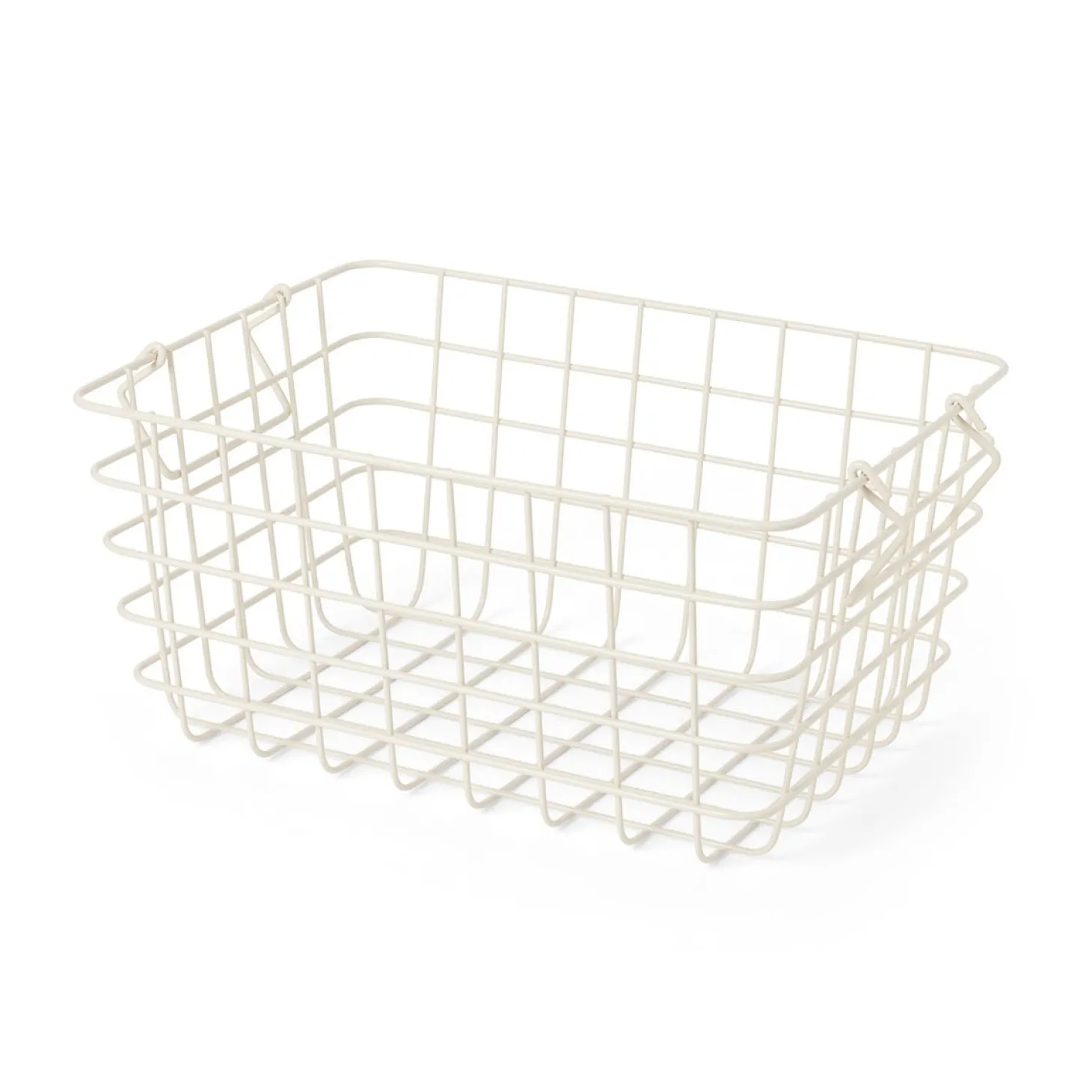 Korg Stapelbar Metall 24x32cm Beige