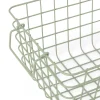 Korg Stapelbar Metall 24x32cm Ljusgrön