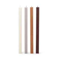 Kronljus Fyrkant H25cm 4-p Brun