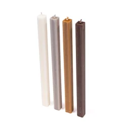Kronljus Fyrkant H25cm 4-p Brun