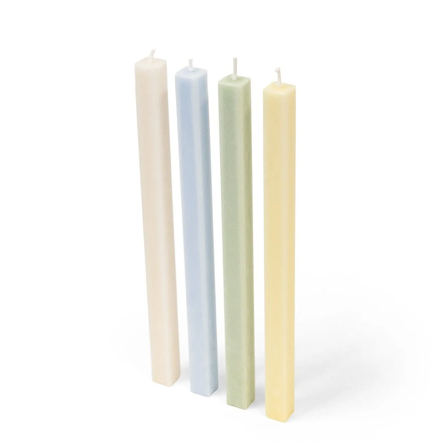 Kronljus Fyrkant H25cm 4-p Pastell