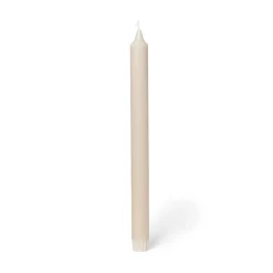 Kronljus H28cm Beige