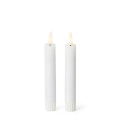 Kronljus LED 15cm 2-p Vit