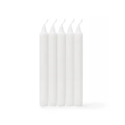 Kronljus 10-p 20x2,2cm Vit
