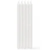 Kronljus Stearin 35cm 10-p Vit