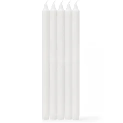 Kronljus Stearin 35cm 10-p Vit
