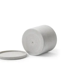 Kruka/Fat Polystone 16cm Vit