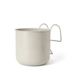 Kruka Hängande Metall 16cm Beige