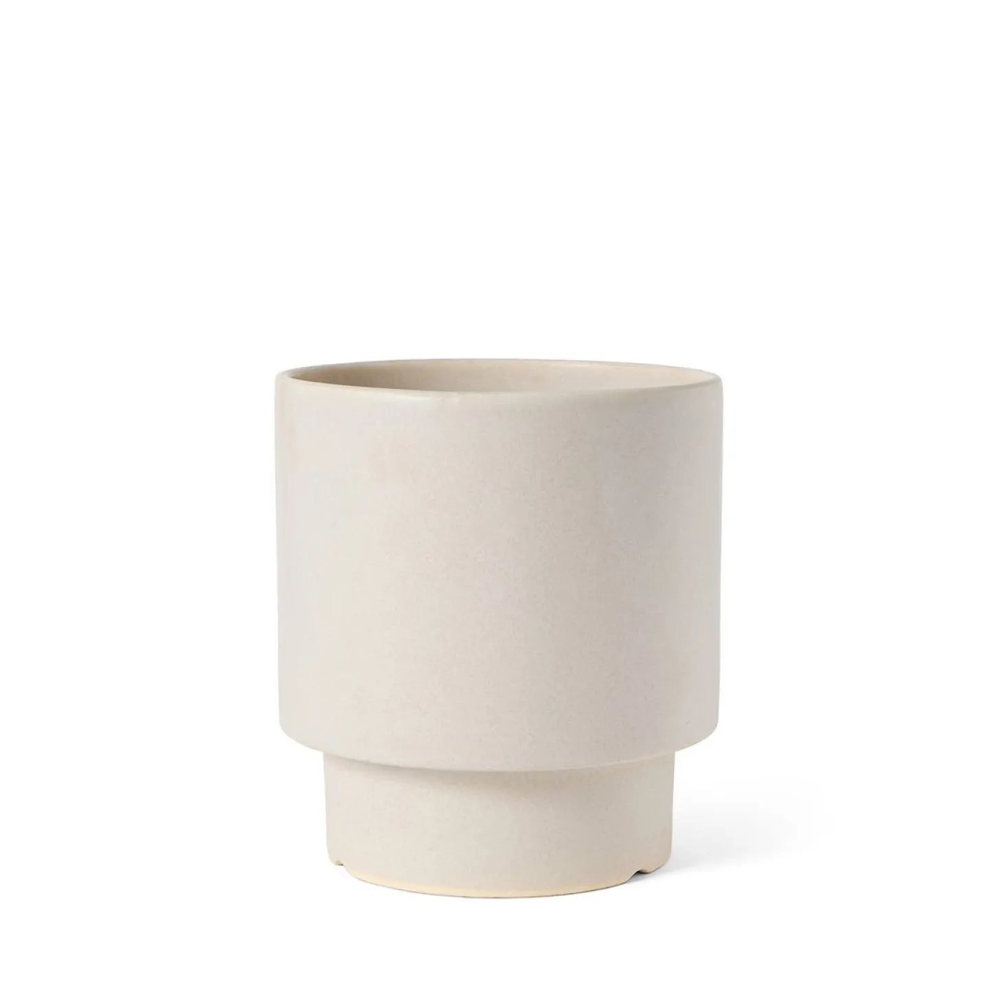 Kruka Stengods Fat 24cm Beige