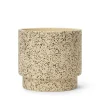 Kruka Stänk 22x20cm Naturvit