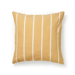 Kuddfodral Linnemix Rand 50x50cm Gul