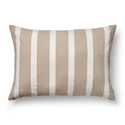 Kuddfodral Linnemix Rand 50x70cm Mullvad
