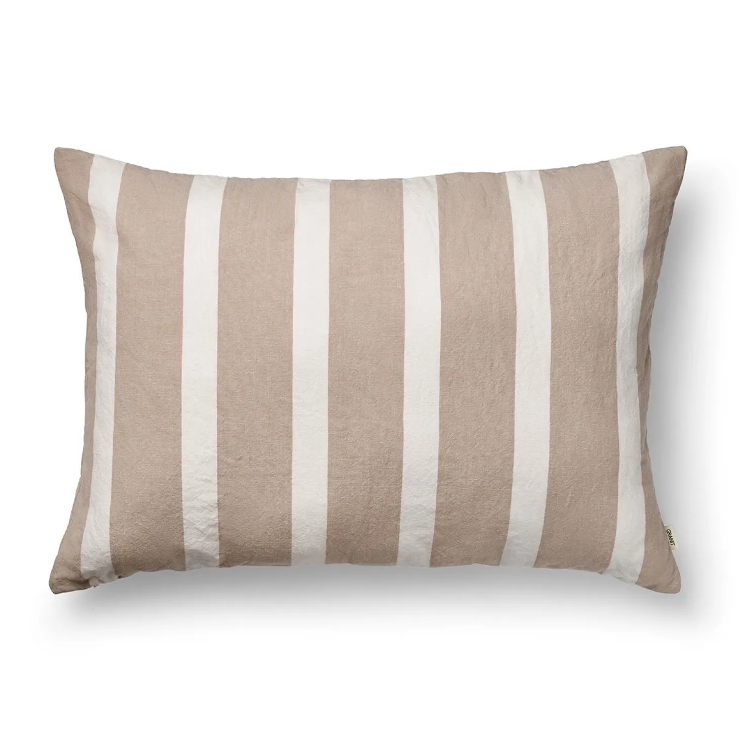 Kuddfodral Linnemix Rand 50x70cm Mullvad