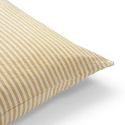 Kuddfodral Linnemix Rand 50x50cm Gul