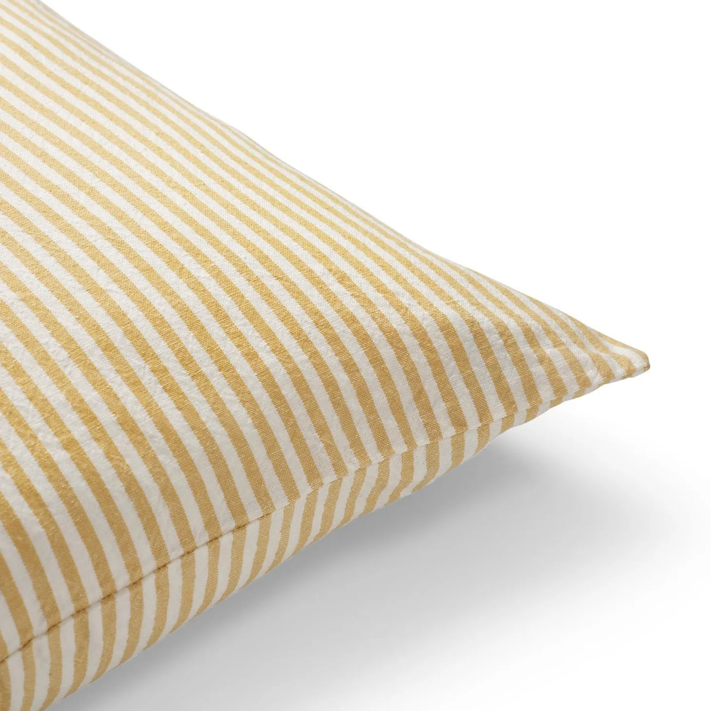 Kuddfodral Linnemix Rand 50x50cm Gul